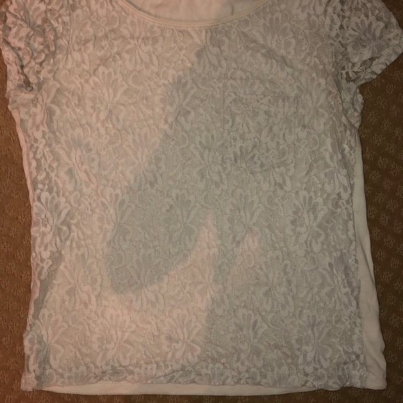 Lace Short-Sleeve Shirt Aéropostale - Picture 2 of 2